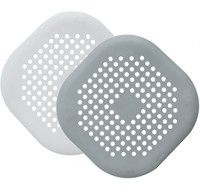 Grille de vidange carrée moderne en acier inoxydable pour évier de salle de bain et de cuisine, avec filtre attrape-cheveux pour douche