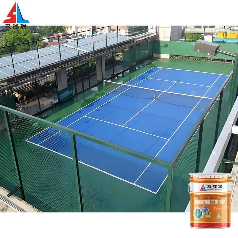 Outdoor Anti-Slip Acrylic Colour Floor Coating Paint for Tennis & Basketball Court Resurfacing Appliance Paint