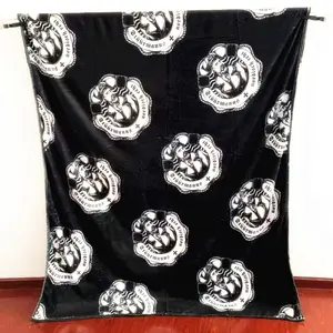 double sides printed for custom sublimated blanket fleece throw plush polyester blanket