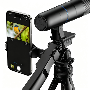 Professional 45X Optical Zoom Smart PTZ Telephoto Lens with MF Focus and Optical Glass & Aluminum for Mobile Phone Photography