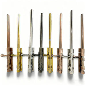 Serrure de porte moderne en acier inoxydable doré rose, anti-effraction, avec boucle épaissie, marque Mai Huan, garantie 1 an, soudée - Product Image 1