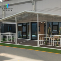Casa Contenedor Modular Expandible de Doble Ala de Alta Calidad, Montaje Rápido, Impermeable, Resistente al Fuego, para Vivienda, Oficina, Camping, Villa