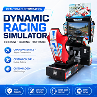 Machine de jeu de course automobile d'arcade commerciale, simulateur de conduite électronique pour centre de divertissement intérieur