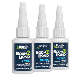 Bostik Born2Bond Ultra Medium Viscosity Instant Adhesive for <b>Plastics</b> - Product Image 2