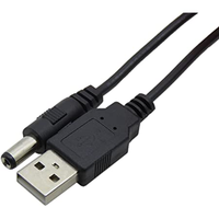 Cable de alimentación Universal USB A macho A CC, adaptador de 5,5x2,1mm, Cable de carga de 5V para tableta de Monitor de modelo RC