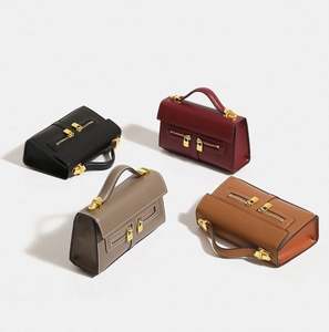 Sac carré pour femme, multi-poches, fermeture éclair, polyester, design de niche, haut de gamme, rétro, tendance, polyvalent - Product Image 5