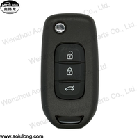 Coque de clé de voiture télécommandée de haute qualité pour Renault Kadjar Captur Megane 3 boutons