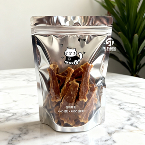 Custom Pet Food Bags with <b>Window</b> | Stand Up Zipper Aluminum Foil Packaging for Freeze Dried Treats - Product Image 3