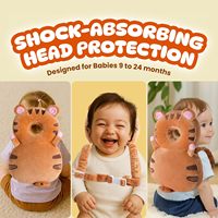 Sac à dos de protection pour la tête de bébé avec genouillères et chaussettes antidérapantes pour les tout-petits qui apprennent à marcher