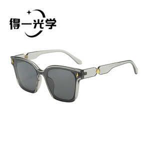 Unisex <b>Sunglasses</b> Black Frame Gray Lens UV400 Protection PC Material Outings Cycling Driving - Product Image 3