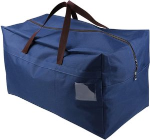 Large portable storage bag with <b>zipper</b> and foldable <b>heavy</b>-<b>duty</b> handbag - Product Image 2