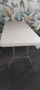 Giá rẻ trắng ngoài trời 6ft 180cm nhựa gấp bảng, xách tay cắm trại bảng với en581 tiêu chuẩn - Product Image 2