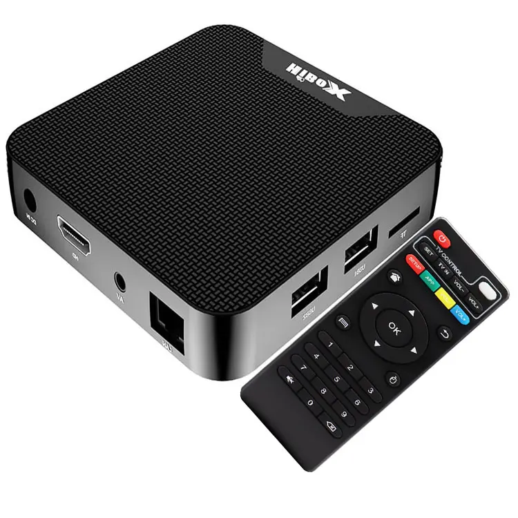 جهاز فك تشفير إشارة 4K جهاز تلفزيون ذكي IPTV وأندرويد 4GB ram 32GB 64GB WLAN epernet Fi G