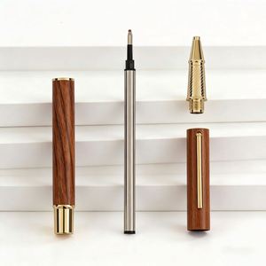 Luxury Promotional Sandalwood Metal Gel <b>Pen</b> Set High Quality Signature <b>Pen</b> with Gift Box Wholesale Custom <b>Pen</b> Suitable As Gifts - Product Image 4