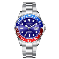 Montre à quartz pour homme en gros, logo personnalisé, métal, acier inoxydable, étanche, montre de sport, fabricant chinois, directement de l'usine