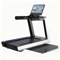 Nouveau tapis de course professionnel à écran LCD, amortissant les chocs, pour la perte de poids, avec fonction de pente, pour usage en salle de sport et commercial