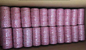 Ổn đơn đặt hàng nhỏ chấp nhận 2 mm màu đỏ và trắng bông quanh co nhiều màu bao bì dây thừng - Product Image 4