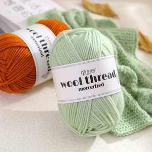 Xuelan Velvet 100% Fil de laine pure, boules de laine moyennes et grossières, tricot tissé à la main, crochet, pulls et écharpes - Product Image 1