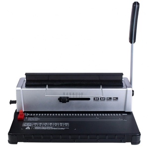 Machine à relier manuelle à peigne A4 Construction métallique robuste Utilisation de bureau Quanheng STB18 120 feuilles d'épaisseur 34 trous - Product Image 2