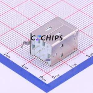 U-B-M4DD-W-2 USB Connector Through hole Component (THT) Connector Type-B USB 2.0 Female Through Hole - Product Image 2