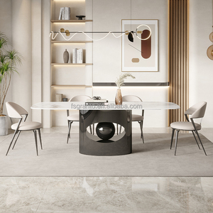Muebles nórdicos <span class=keywords><strong>de</strong></span> acero inoxidable, mesa <span class=keywords><strong>de</strong></span> <span class=keywords><strong>comedor</strong></span> y <span class=keywords><strong>sillas</strong></span>, <span class=keywords><strong>juego</strong></span> <span class=keywords><strong>de</strong></span> mesa superior <span class=keywords><strong>de</strong></span> mármol, <span class=keywords><strong>juego</strong></span> <span class=keywords><strong>de</strong></span> <span class=keywords><strong>comedor</strong></span> rectangular <span class=keywords><strong>de</strong></span> <span class=keywords><strong>6</strong></span> asientos para el hogar <span class=keywords><strong>usado</strong></span> - Product Image 3