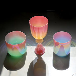 הצלחה קוורץ אלכימיה קוורץ קבע קערות קערות שירה קוורץ צלב קוורץ קערות כלי נגינה - Product Image 3