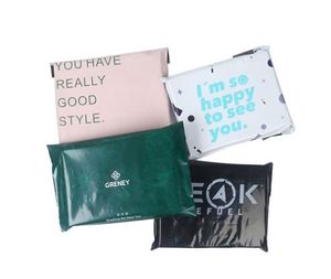 Custom Personalized Logo Recycled Poly Waterproof Shipping Polymailer Courier Bag for Express Use for Clothing Shoes <b>Socks</b> - Product Image 3