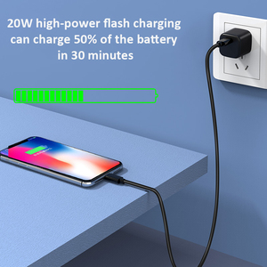 Mini câble de <span class=keywords><strong>chargeur</strong></span> rapide PD 20W adaptateur d'alimentation de charge de téléphone américain pour <span class=keywords><strong>Apple</strong></span> <span class=keywords><strong>iPhone</strong></span> <span class=keywords><strong>11</strong></span> 12 13 14 15 Pro Max - Product Image 3