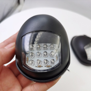 Feux de navigation LED 12VDC, nouveaux feux indicateurs de signalisation marins et de yacht en plastique, rouge et vert - Product Image 1