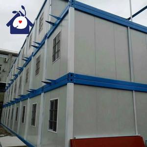 ตู้คอนเทนเนอร์ขนาดเล็กพับได้สำหรับใช้ในสำนักงาน40ft 20FT สำเร็จรูปบ้านแบนขนาดเล็กแบบประหยัด - Product Image 5