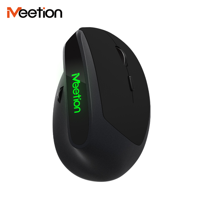 Meetion R390 Ergonomic Design 2.4Ghz Wireless Gaming Mouse Fitting Hand Lighted Wireless Vertical Office Mouse