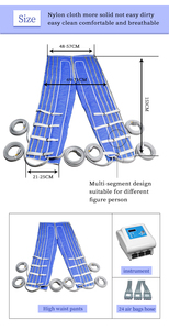 Terapia de alta presión Drenaje linfático profesional Reducir la máquina de peso Masaje muscular de cuerpo completo Promover la circulación sanguínea - Product Image 5