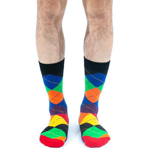 Calcetines de Vestir Personalizados para Hombre, de Algodón, Divertidos, Coloridos, Estilo <span class=keywords><strong>Crazy</strong></span> Crew - Product Image 5