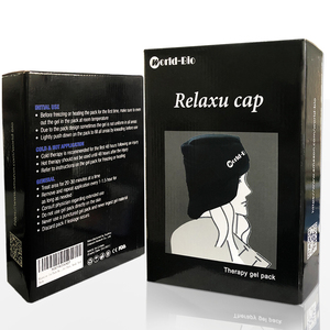 Casquette bio confortable et fraîche pour les maux de tête et le soulagement de la Migraine chapeau de glace <span class=keywords><strong>Gel</strong></span> froid et chaud - Product Image 3