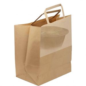 Cosmetics <b>Clothes</b> Packaging Kraft Paper Bags Personalized Green Luxury Custom Shopping Bags for Supermarket Use - Product Image 1