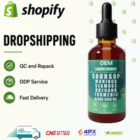 Fournisseurs de produits de suppléments en dropshipping : Huile de graines noires de corossol, Seamoss, Gouttes liquides de Moringa pour l'immunité, la détoxification et la santé