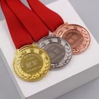 Médaille de finisseur de marathon personnalisée en alliage de zinc émaillé 3D, couleur or antique, pour récompense de course
