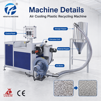 Machine de recyclage de plastique HONTO HT-75 à haute performance, pour la découpe et le granulage des déchets, stable, facile à utiliser, efficace, avec refroidissement par air, certifiée CE