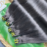 Vente en gros Vendeur de boules droites d'os Vietnamien 100% Cheveux humains Grade 12A Cheveux bruts non traités Paquet de cheveux humains droits