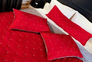 Envío Gratis: Fundas de Almohada Decorativas Cuadradas de Lino Natural de Lujo para Hotel, 26''x26'', Paquete de 2, Color Sólido - Product Image 4