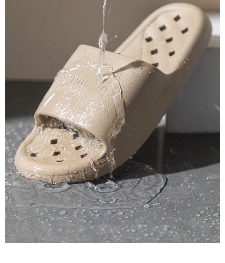 2023 Bathroom Slippers for Women Men EVA Slides Anti-slip Ladies Bath Shoes