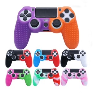 Double Color Soft Shell Cover for <strong>PS4</strong> Slim Pro <strong>Controller</strong> Silicone Case Grip <strong>Skin</strong> for Play Station 4 Pro Gamepad Case - Product Image 6