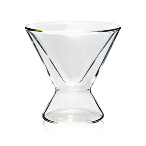 Tasse à café en <span class=keywords><strong>verre</strong></span> borosilicate à <span class=keywords><strong>double</strong></span> paroi, forme triangulaire créative, 160 ml, résistante à la chaleur, pour expresso - Product Image 5