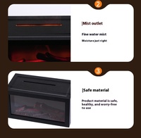 Humidificateur à brume fraîche à ultrasons intelligent avec diffuseur de lumière de nuit changeante de couleur RVB