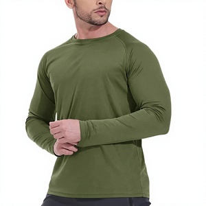 Camiseta Deportiva de Manga Larga para Hombre, Ropa Deportiva Elástica, Fabricante OEM ODM, Camisetas de Running de Manga Larga para Hombre - Product Image 1