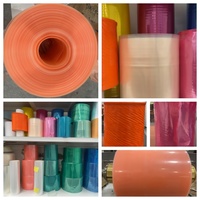 Mesin Ekstrusi Tiup Film Lapis Tunggal Otomatis Mini Terkontrol PLC PLA/PA/HDPE/LDPE/PP/PET/PVC