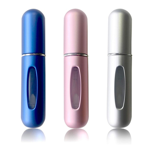 Flacon pulvérisateur de parfum vide de luxe 8 ml, design personnalisé, coloré, en aluminium, atomiseur à écran sérigraphié, pour vente en gros - Product Image 1
