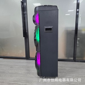 JBA MT-1267 Dual 12-Inch Bluetooth <b>Speaker</b> 3060W RGB Lighted Wooden Party <b>Speaker</b> With <b>USB</b> TF Card Support - Product Image 3