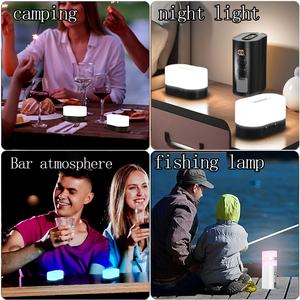 Linterna LED <span class=keywords><strong>solar</strong></span> portátil con USB, 11 modos, PC duradera, plástico IP44, resistente al agua, 3000-6000K, temperatura de Color, para acampar al aire libre, Blanco, Negro, ROHS - Product Image 5