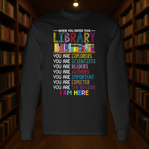 Camiseta de manga larga para el aprecio del personal de la biblioteca, regalo para profesores y bibliotecarios para el regreso a clases - Product Image 3
